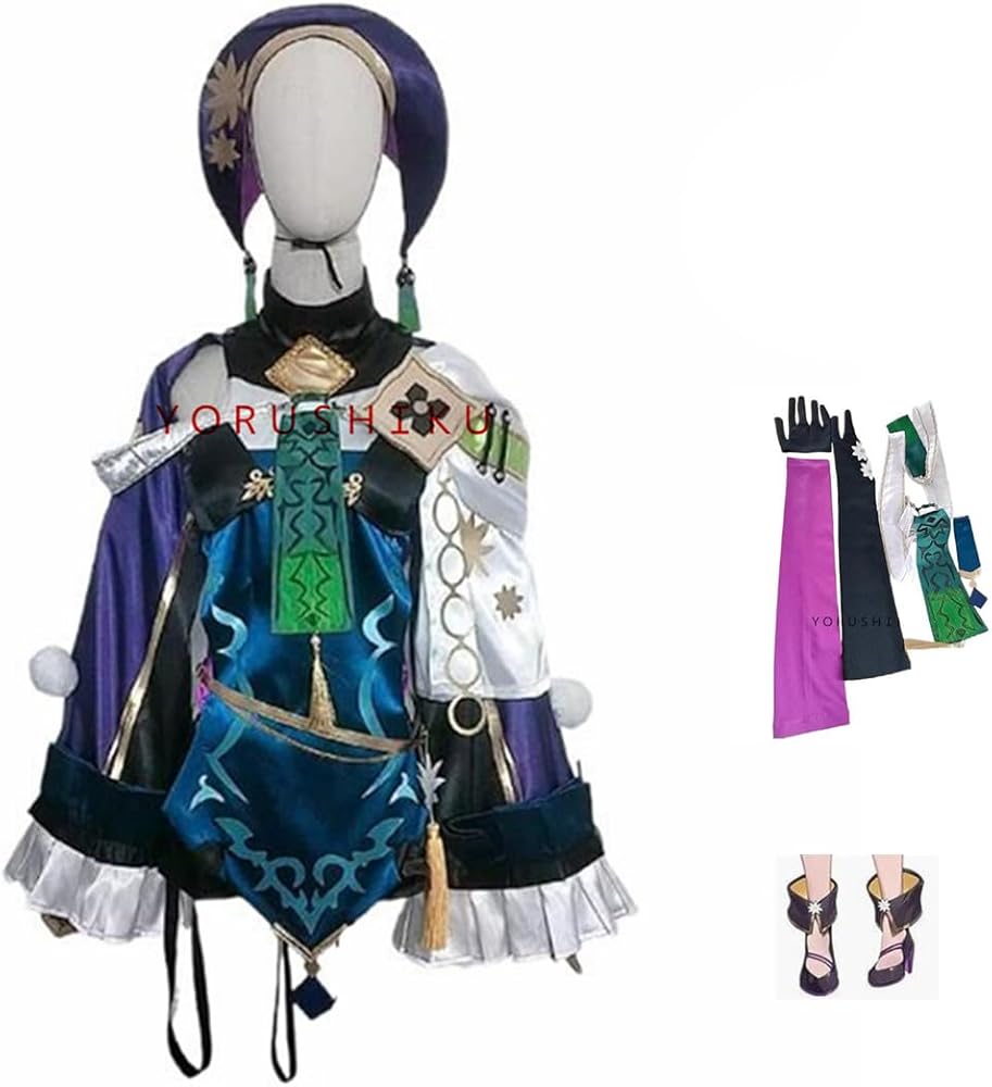 Amazon.co.jp: [ALGSSIO] 珠乃井ナナ コスプレ衣装+靴 コスチューム