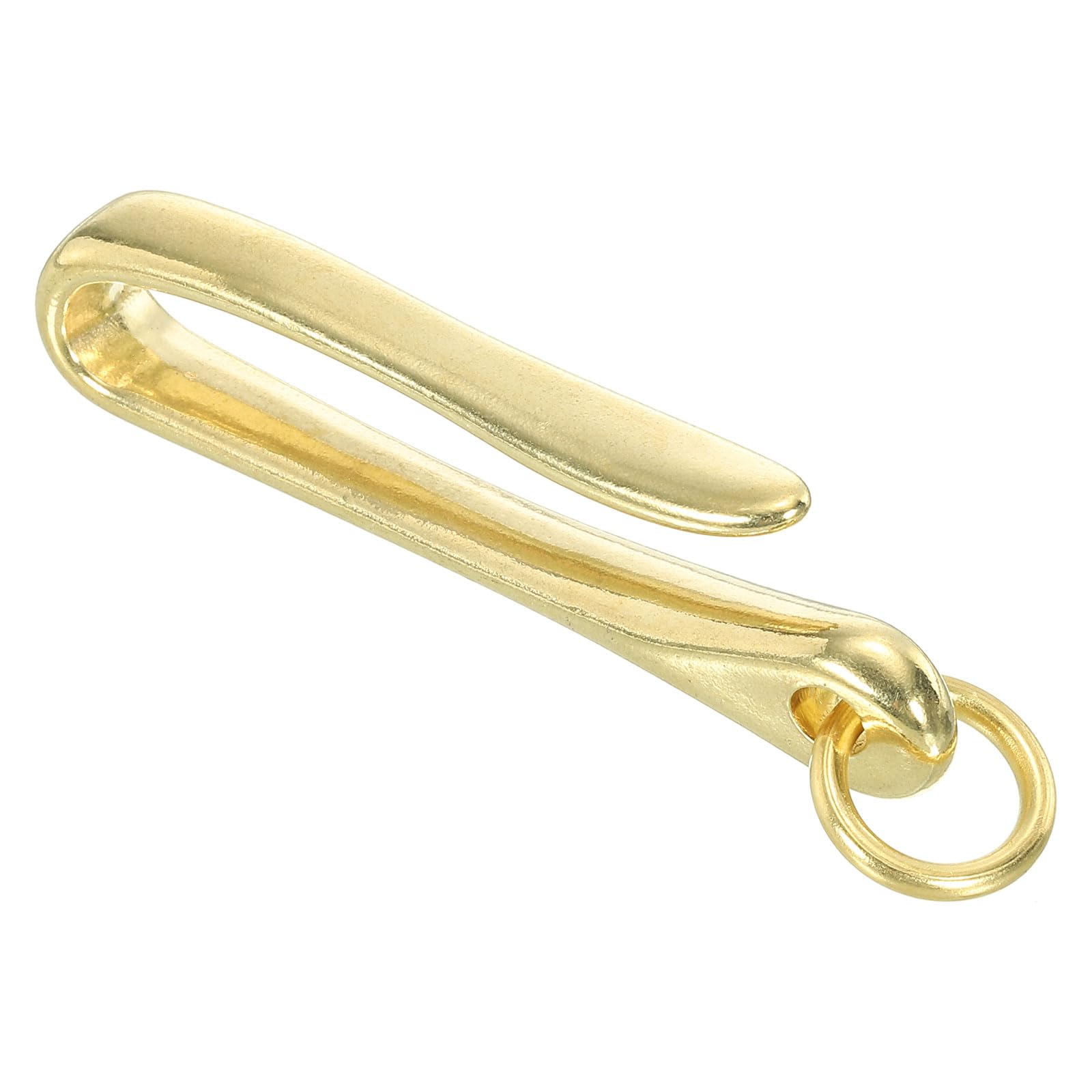 PATIKIL Portachiavi in Ottone, 4pz Ring Portachiavi a Vite in Ottone