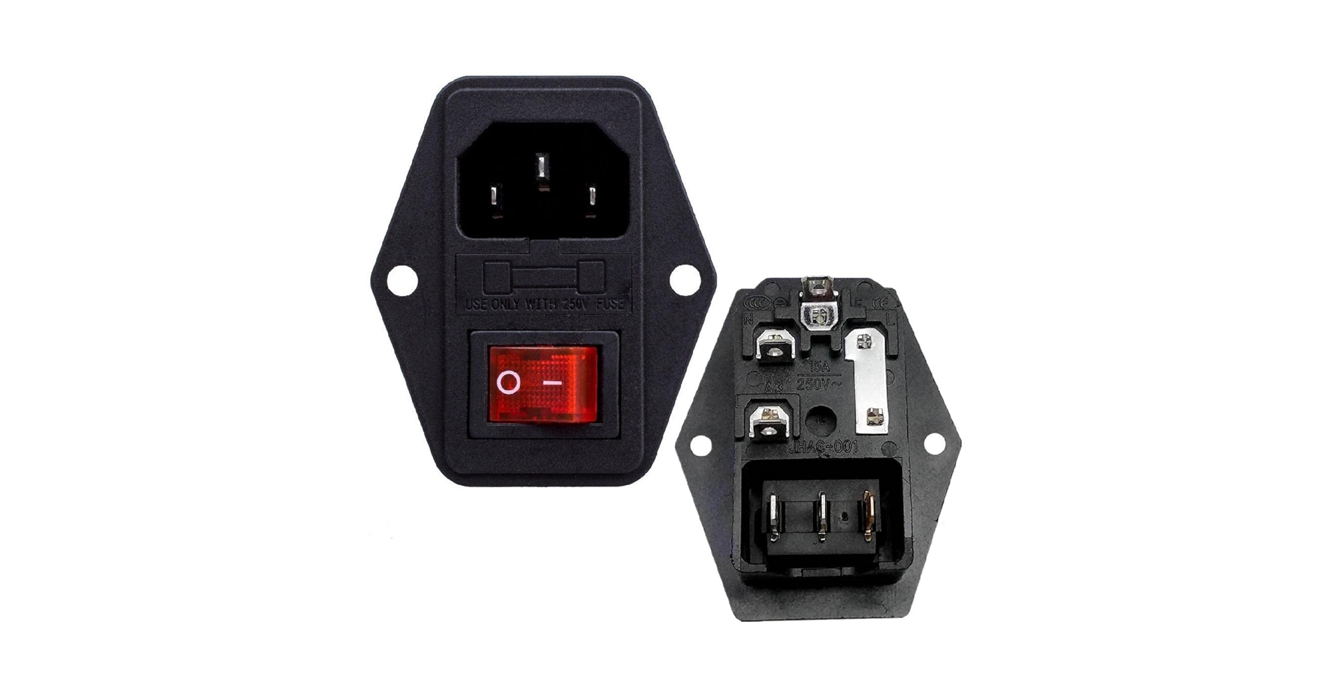 Amazon.com: Interruptor Conector Maquina Arcade 3 Pin IEC320