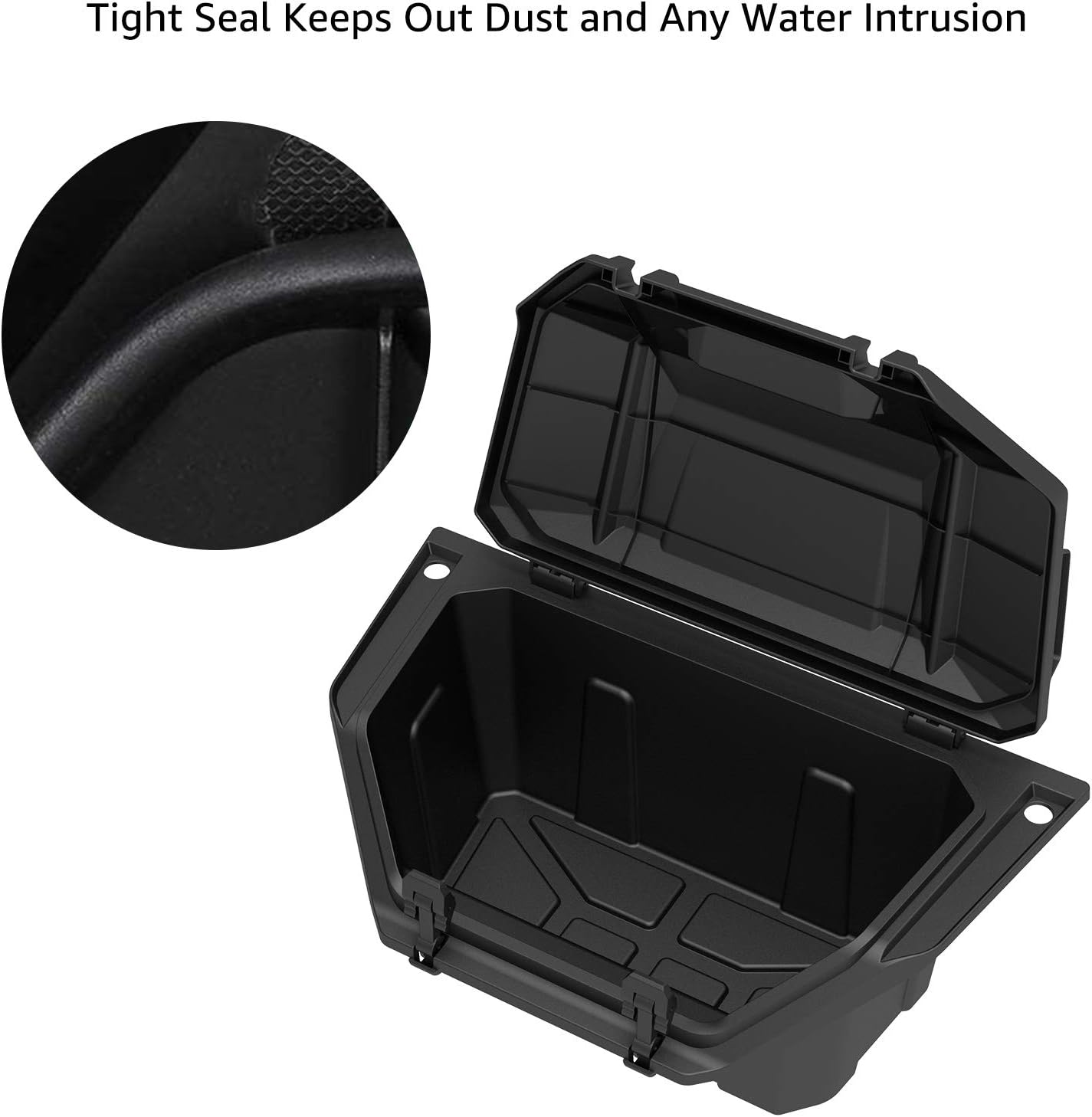 A & UTV PRO 42 QT Rear Cargo Box for 2020 2021 2022 2023 Polaris RZR PRO XP/RZR PRO XP 4/2022-2023 RZR Turbo R Accessories, Water Resistant Storage Bin, Replace OEM # 2883752