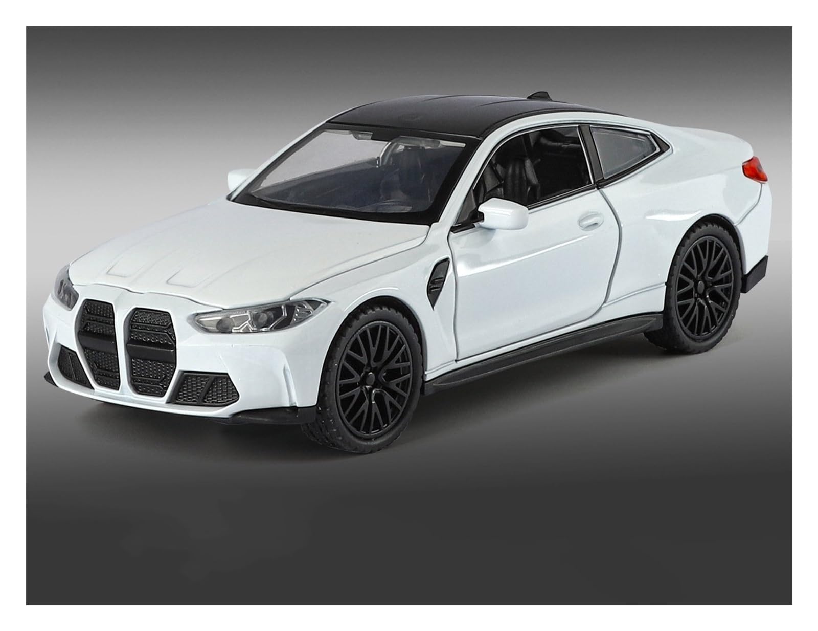 AUDSNI Die-Cast Diecast Car Model 1:32 For BWM M4 Alloy Car Model Diecast Collect(White)