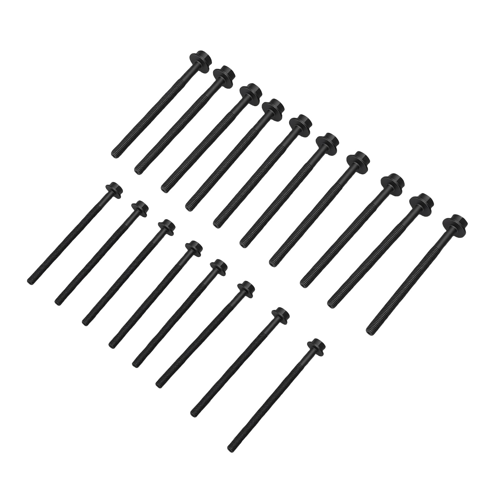 Naroote Set Testate Cilindro 18 Pezzi, Kit Motore in Acciaio Ad Alta Resistenza, Set Motore Resistente Alle Alte Temperature, Ideale per MK7 MK8 Custom 2.2 FWD RWD Dal 2006 in Poi
