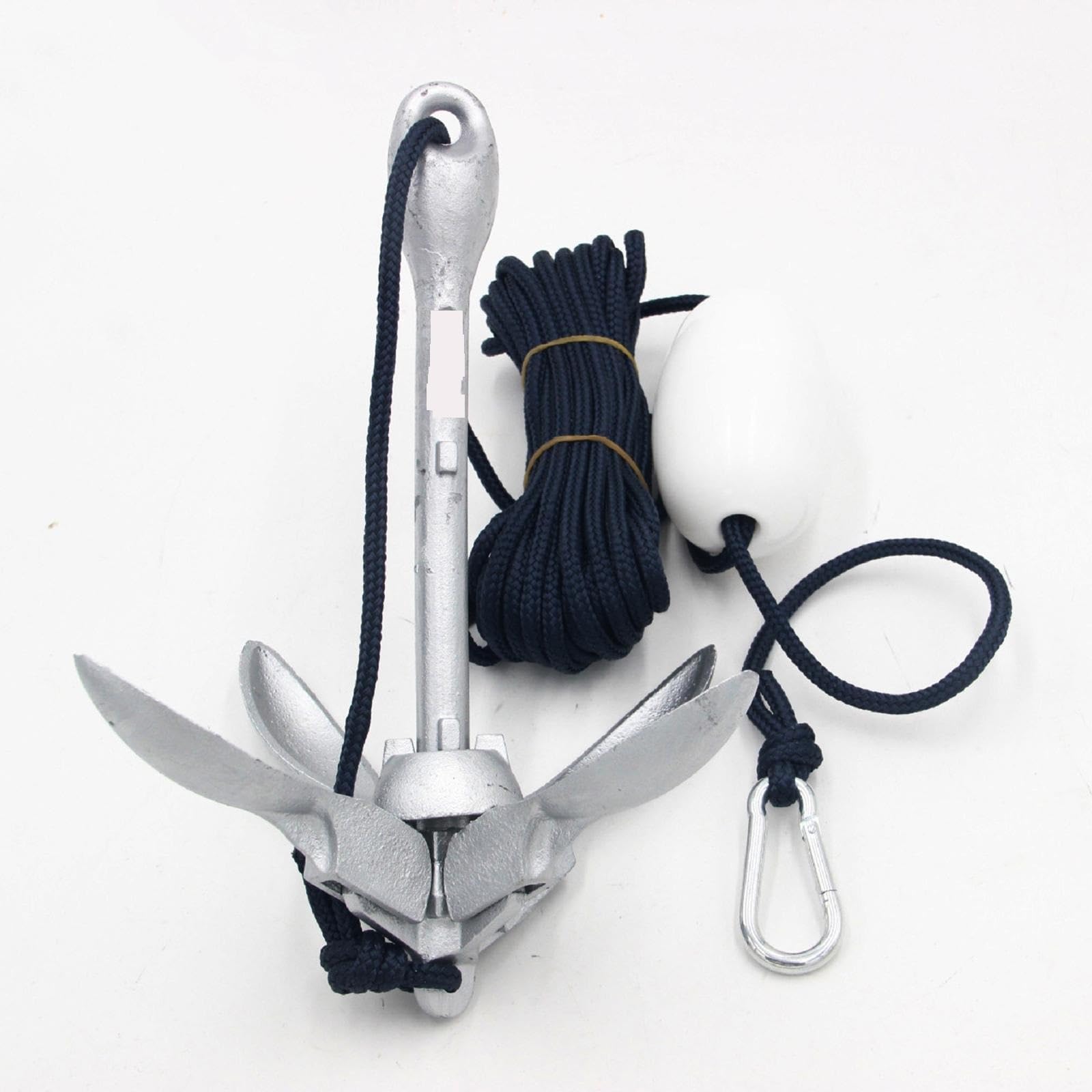 Kit di ancoraggio con rampino pieghevole da 1,5 kg for canoe e moto d'acqua Accessori di ancoraggio pieghevole da 3,5 libbre con ganci
