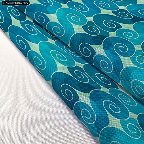 Image of ArtzFolio Spiral Waves | Reusable Sack Bag | Bag for Gym, Storage, Vegetable & Travel