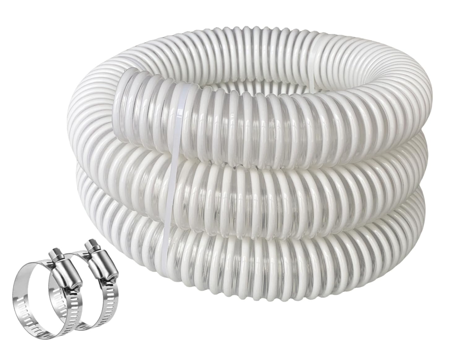 Pool Filter Pump Connection Hose 1 1/2''x 12Ft?Swimming Pool Replacement Hose?Pool Hoses For Above Ground Pools