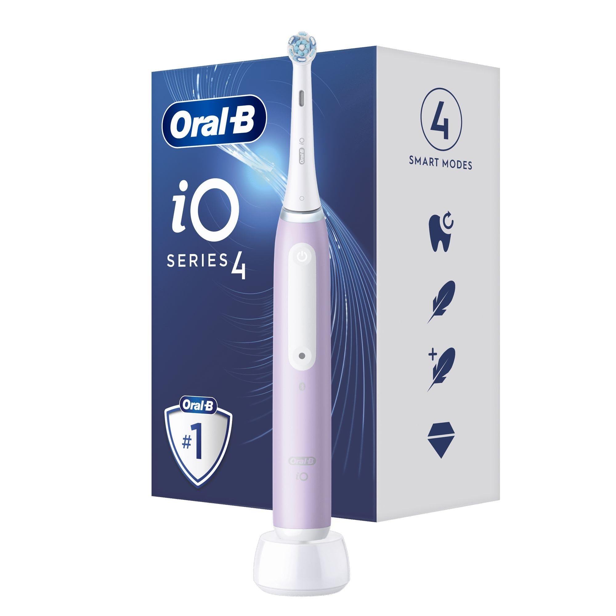 Oral-B iO Series 4 lavendel 437529 Brosse à dents électrique rotatif/oscillant lavande