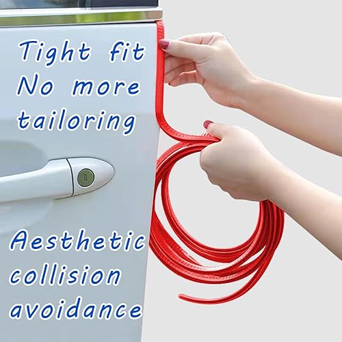 Miniatura 3 de Protector de borde de puerta de automóvil, protector de puerta de automóvil de 16 pies, borde de puerta de automóvil, protector de arañazos para