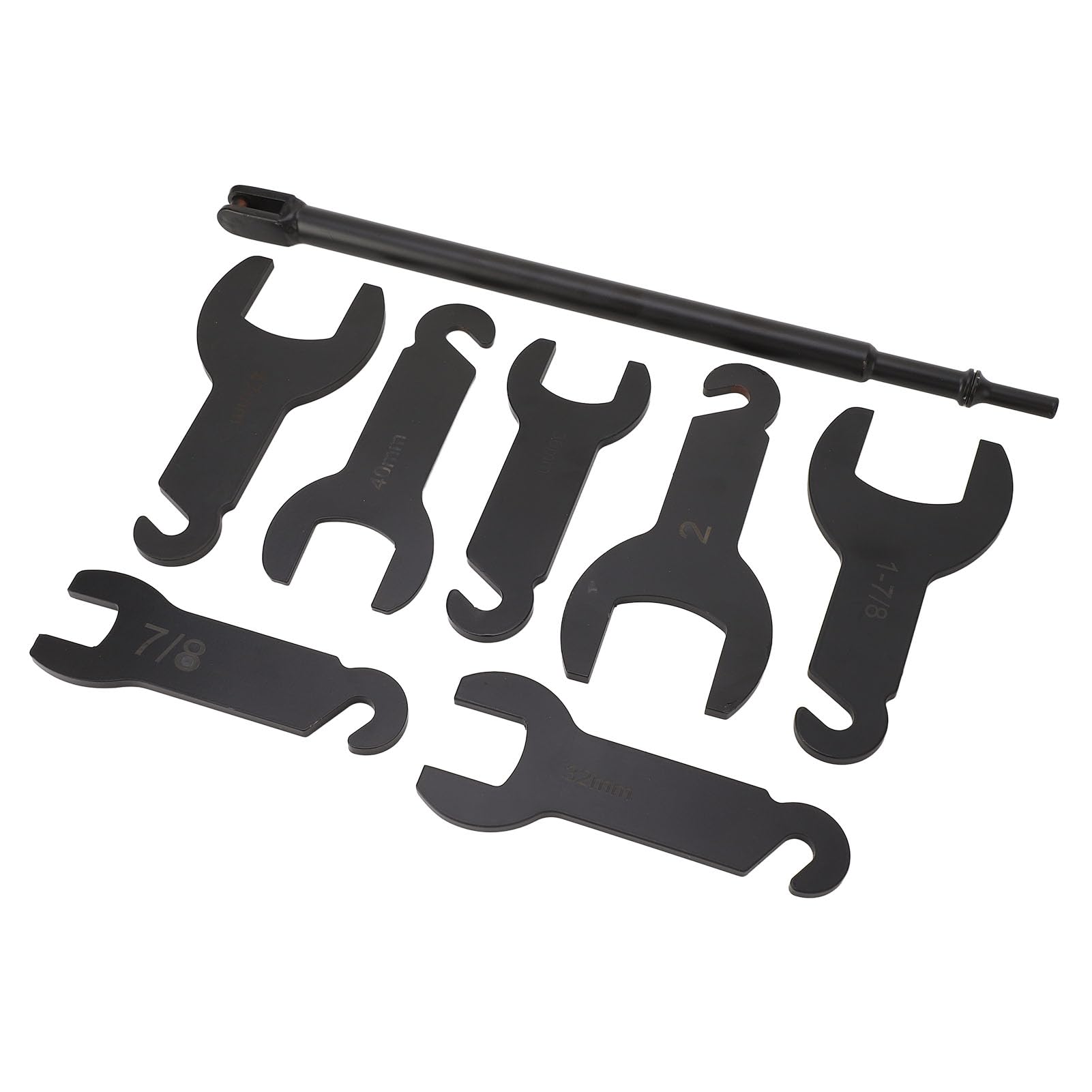 Chiave di Accoppiamento della Ventola Pneumatica in Acciaio Set Kit di Strumenti di Rimozione della Frizione Semplice Motori Generali, Ideale per Riparare le Pompe 'acqua, 7 Pezzi di Trasporto Facile