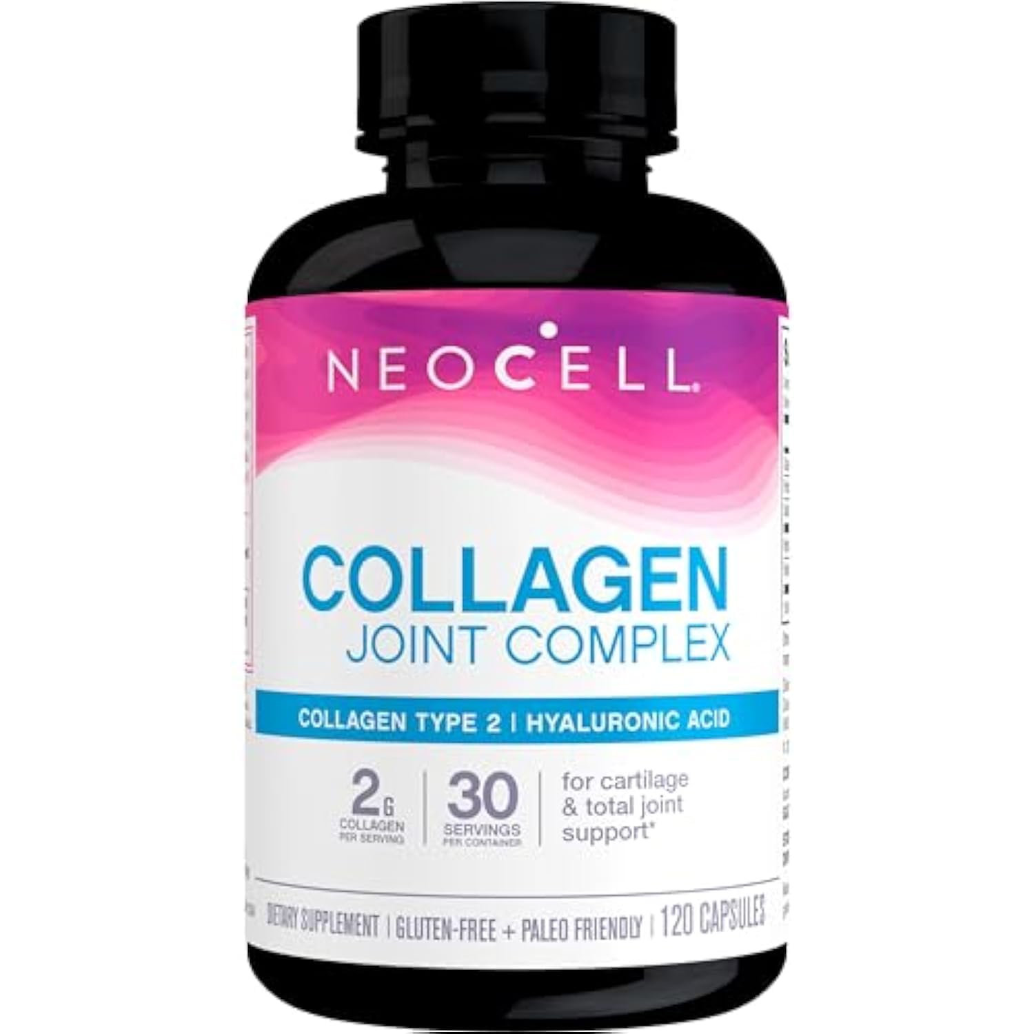 NeoCell Joint Complex Supplement | 120 Capsules | Plus Hyaluronic Acid | Collagen Type II | Advanced Formula
