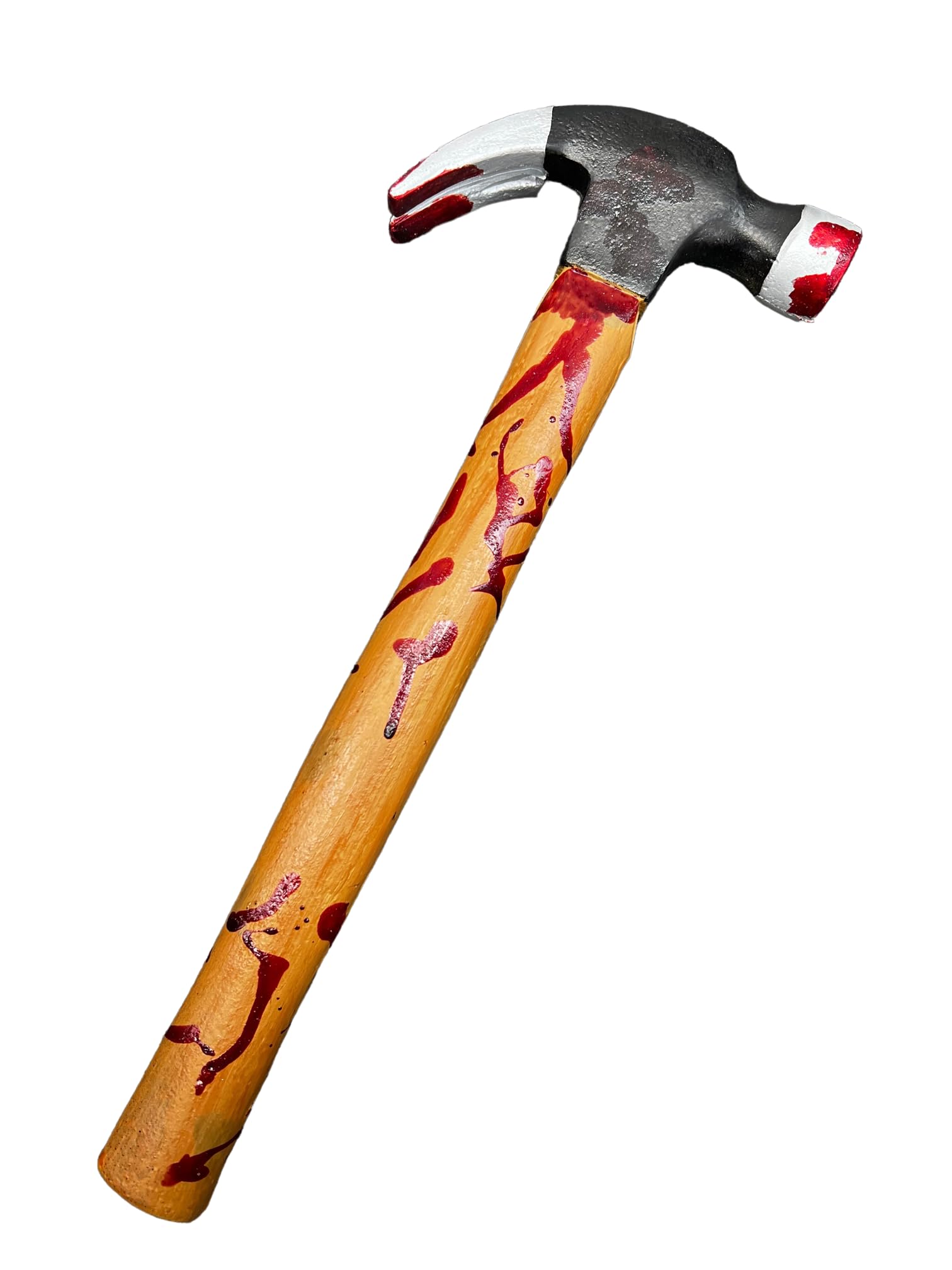 Rubber Johnnies Bloody Claw Hammer , Theater , Movie Horror Prop, Halloween, Costume Accessory