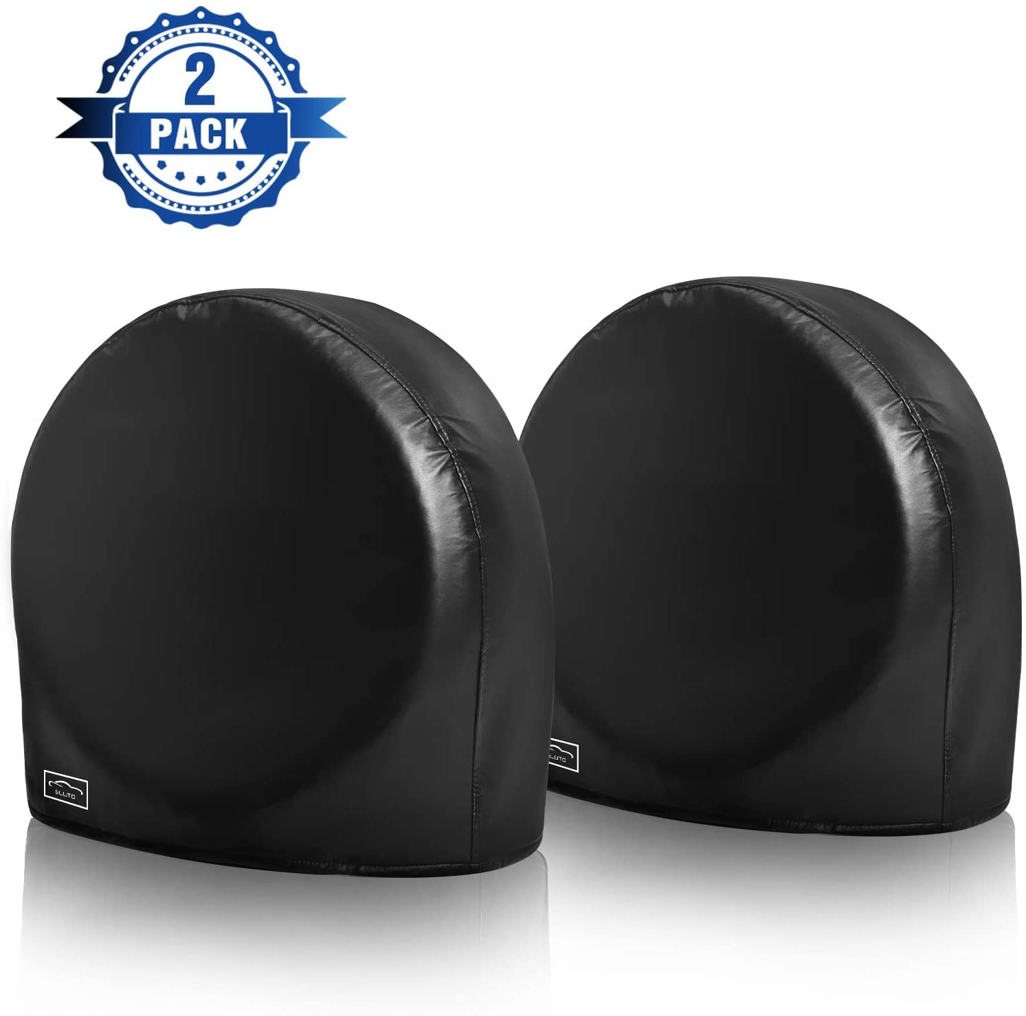 Buy ELUTO Tire Covers Set of 2 for RV Wheel Covers Vinyl Trailer Wheel