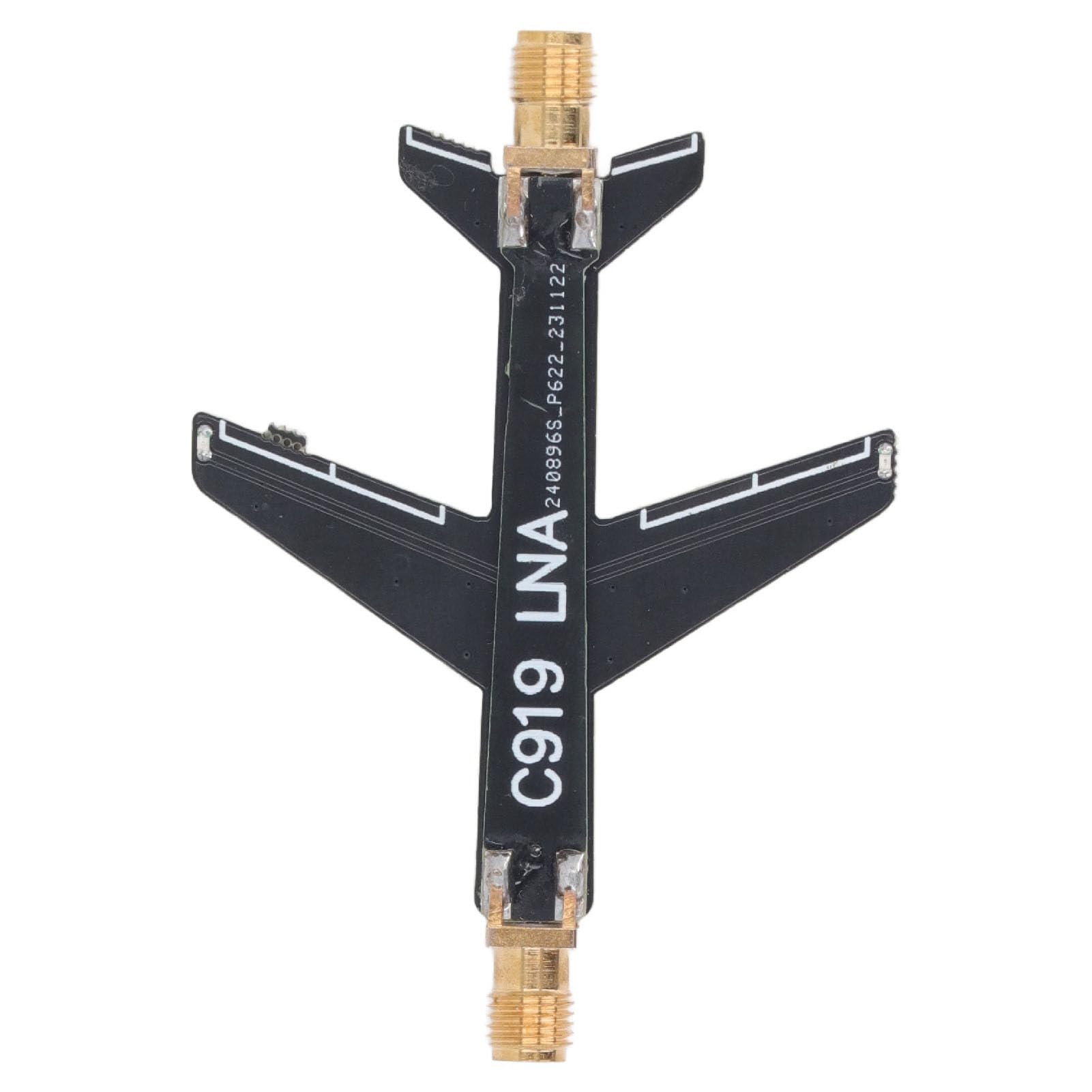 Amplificador de bajo ruido, ganancia de 20 dB, módulo LNA SMA hembra de 10 kHz‑6 GHz para amplificación de señales FM, sistemas de recepción GPS y EMC con impedancia de 50 Ω y dise