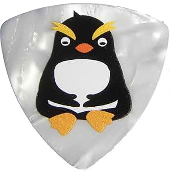 PENGUIN RESEARCH ピック Amazon | ダイキングアニマルピックペンギン三角0.75mm