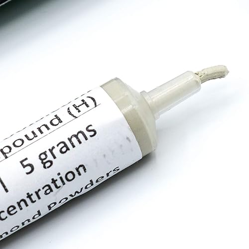 Miniatura 3 de TechDiamondTools Pasta de pulido compuesto de diamante de grano 5,000 de 2 a 3 micras para mármol, vidrio, metal, joyería, resina, plata cromada,