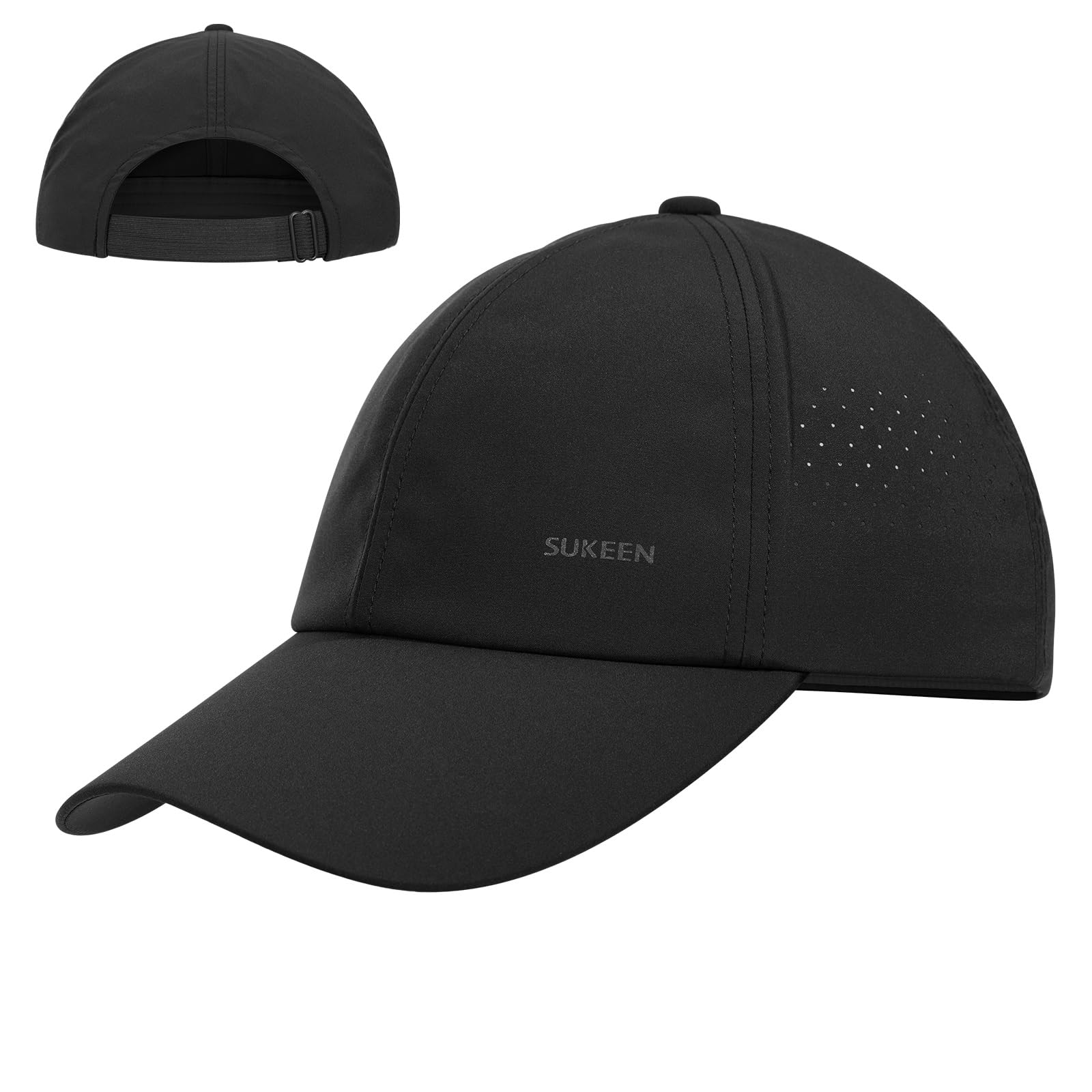 Sukeen Mens Baseball Cap - Adjustable Breathable Moisture-Wicking Hat for Golf Hiking Fishing Running Outdoor Daily - 2