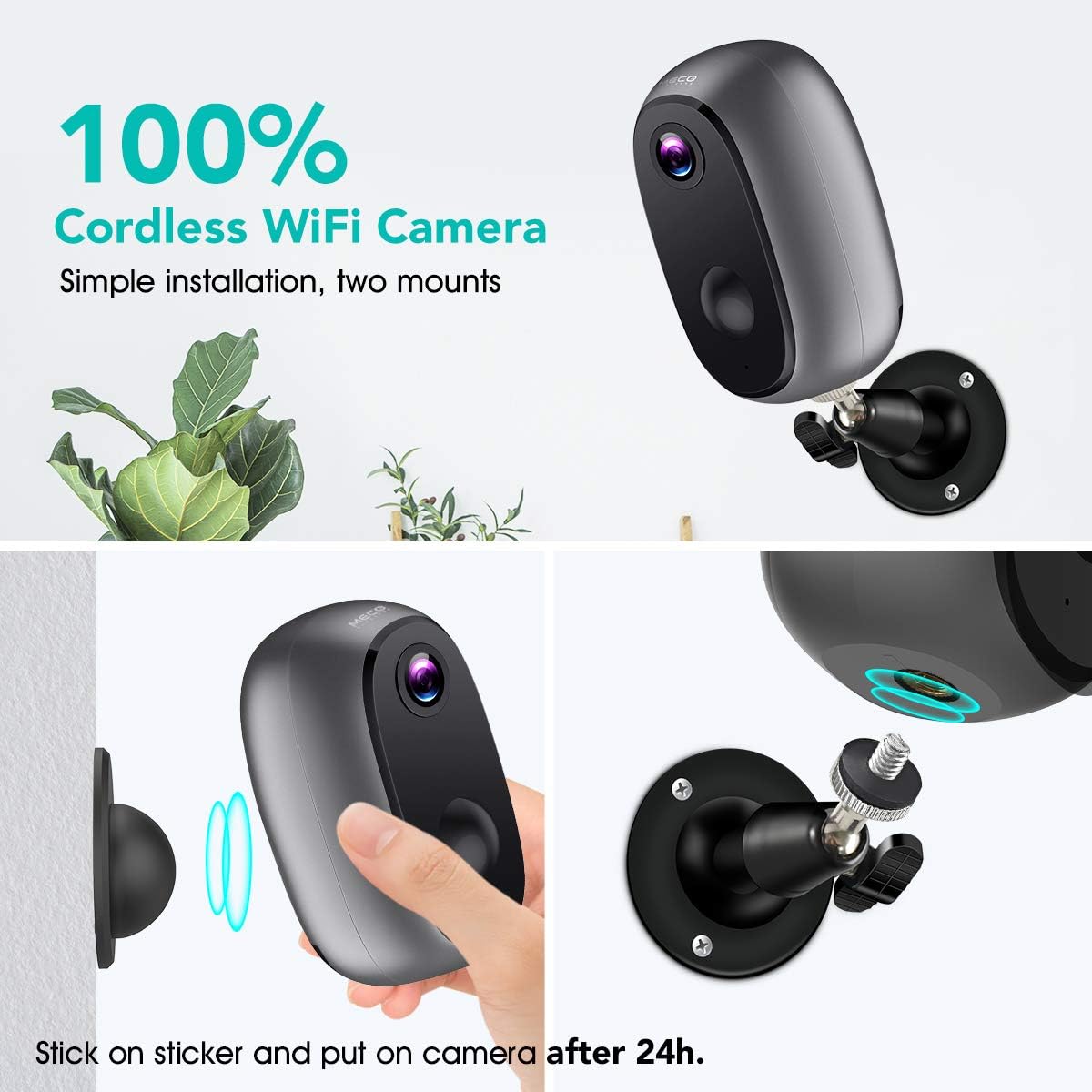 Suреr Dеаl Prоduсt Security Camera Outdoor Wireless, MECO【Upgraded 10000mAh Battery】 WiFi Camera 1080P, Indoor/Outdoor Surveillance Home Camera with Motion Detection, Night Vision, 2-Way Audio, Waterproof Grеаtеѕt Prоduсt Security Camera Outdoor Wireless, MECO【Upgraded 10000mAh Battery】 WiFi Camera 1080P, Indoor/Outdoor Surveillance Home Camera with Motion Detection, Night Vision, 2-Way Audio, Waterproof