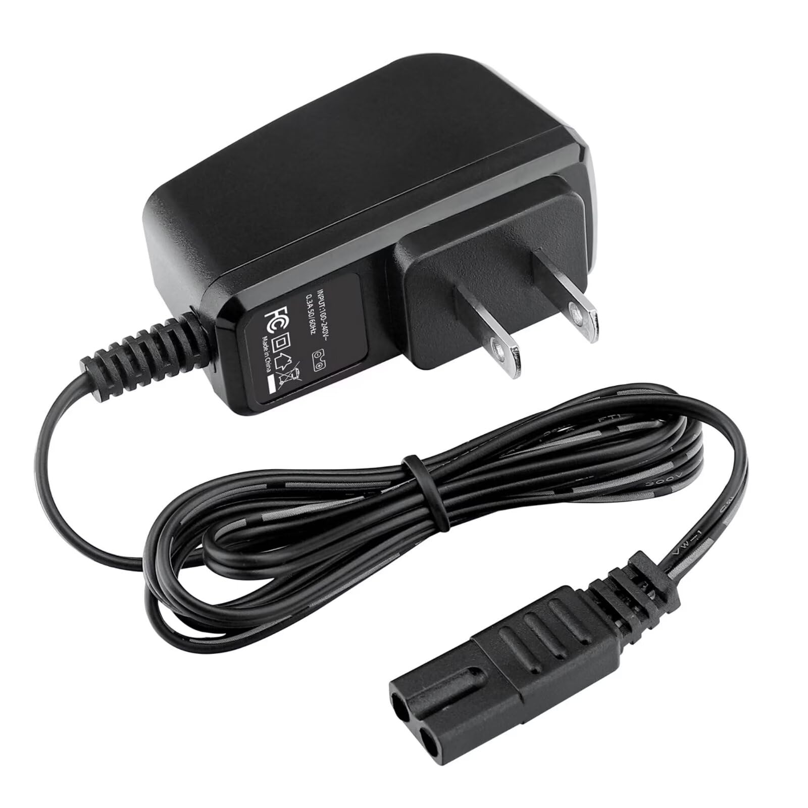 Chargeur AIWA AC-207E Original – 2V 350mA, Noir, D’occasion Mais Fonctionnel