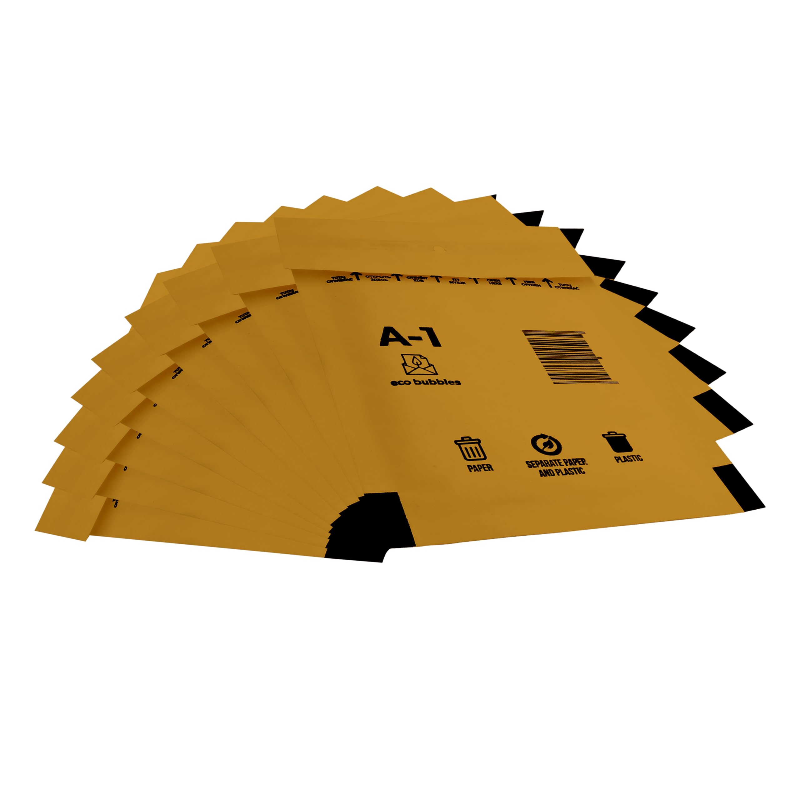 200 sobres acolchados con burbujas autoadhesivos, A1 (120 x 175 mm), cierre autoadhesivo, 200 unidades