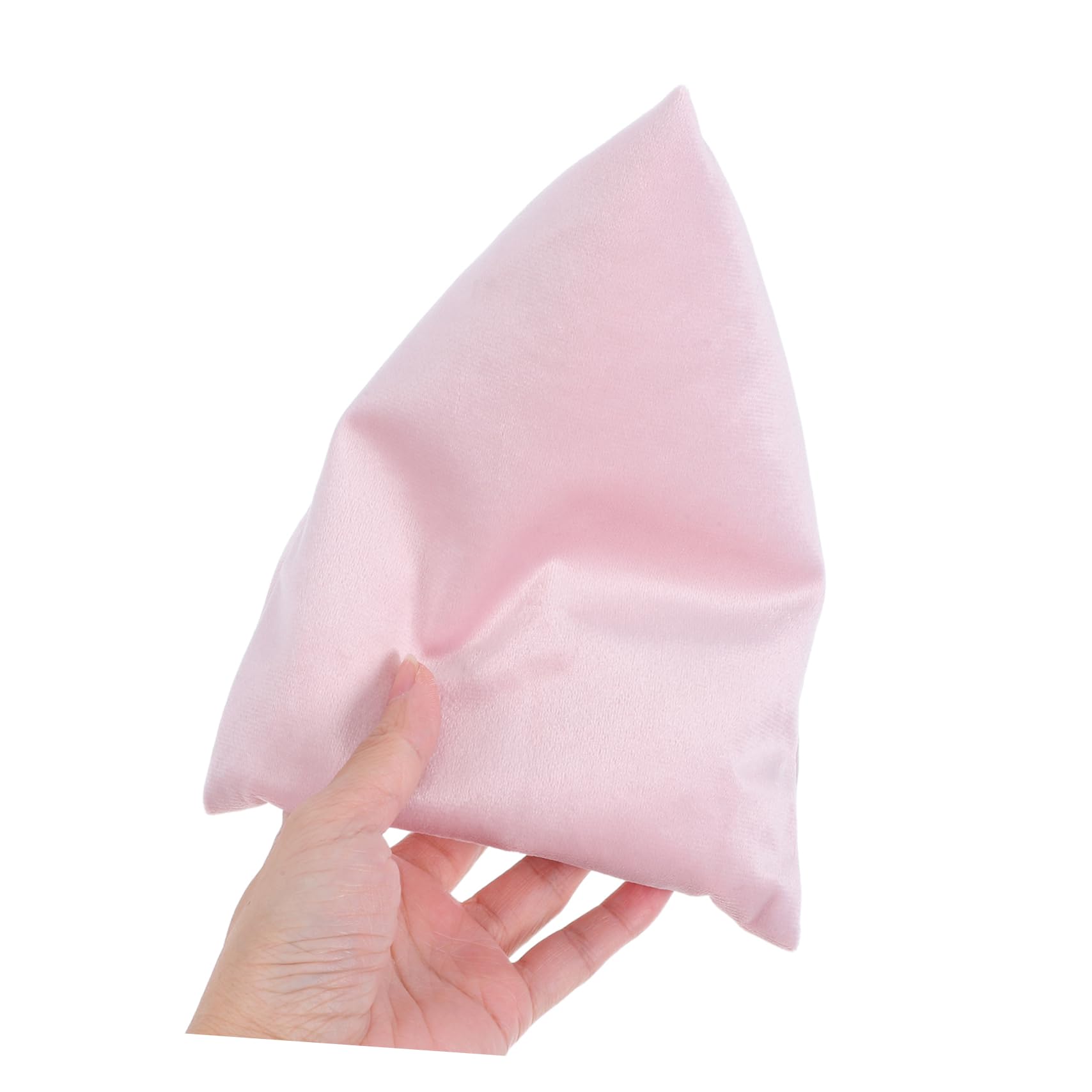 Support Oreiller Tablette Rose Multi-Angle en Peluche pour Lecture