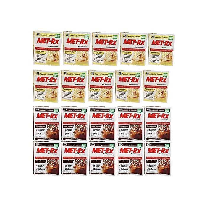 Buy METRx Original Meal Replacement Variety Sampler Pack, Includes Extreme Chocolate, Original