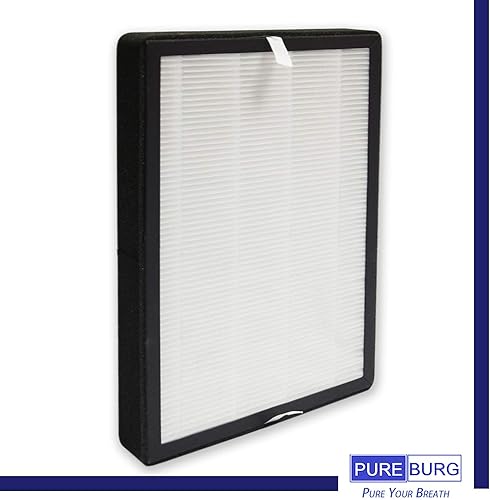 Miniatura 4 de PUREBURG Filtros HEPA de repuesto compatibles con COSTWAY IGYLAR Domie 4 en 1 purificadores de aire iónico compuesto, carbón activado por filtración