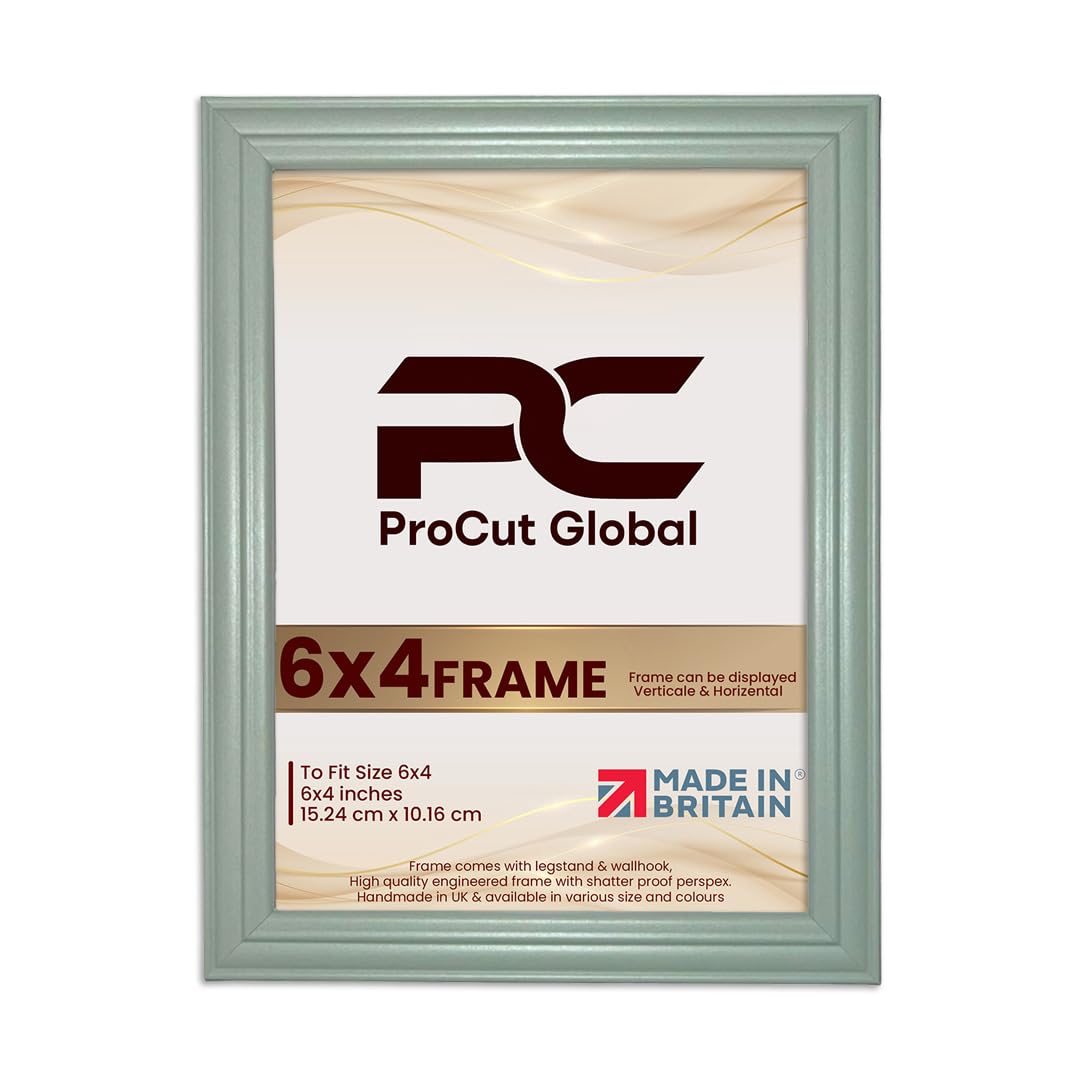 Procut Global Classic Green Picture Frames For Photos - 6x4"