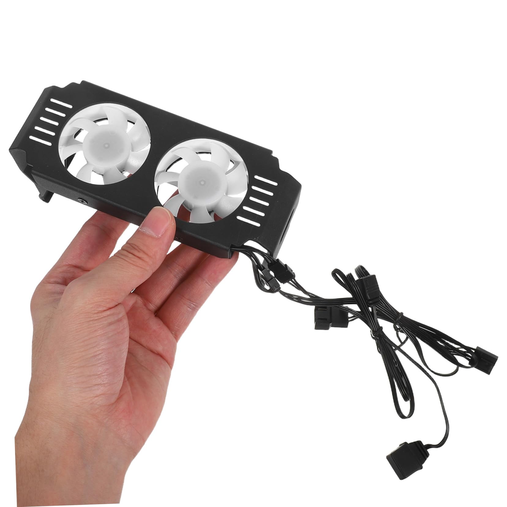 jojofuny Dissipatore di calore della Radiatore del computer PWM Memory Coferer dissipatore di calore della Cooler da gioco argb silenzioso Metallo Nero
