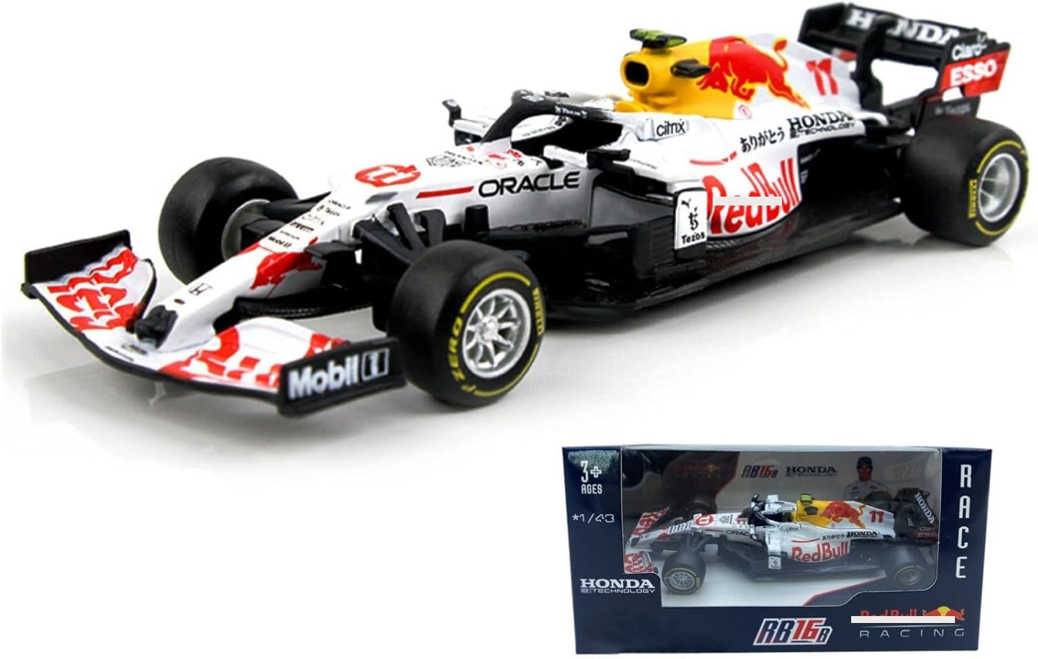 Buy HTLNUZD Bburago 1:43 2021 F1 Racing RB16B #11 Sergio Perez