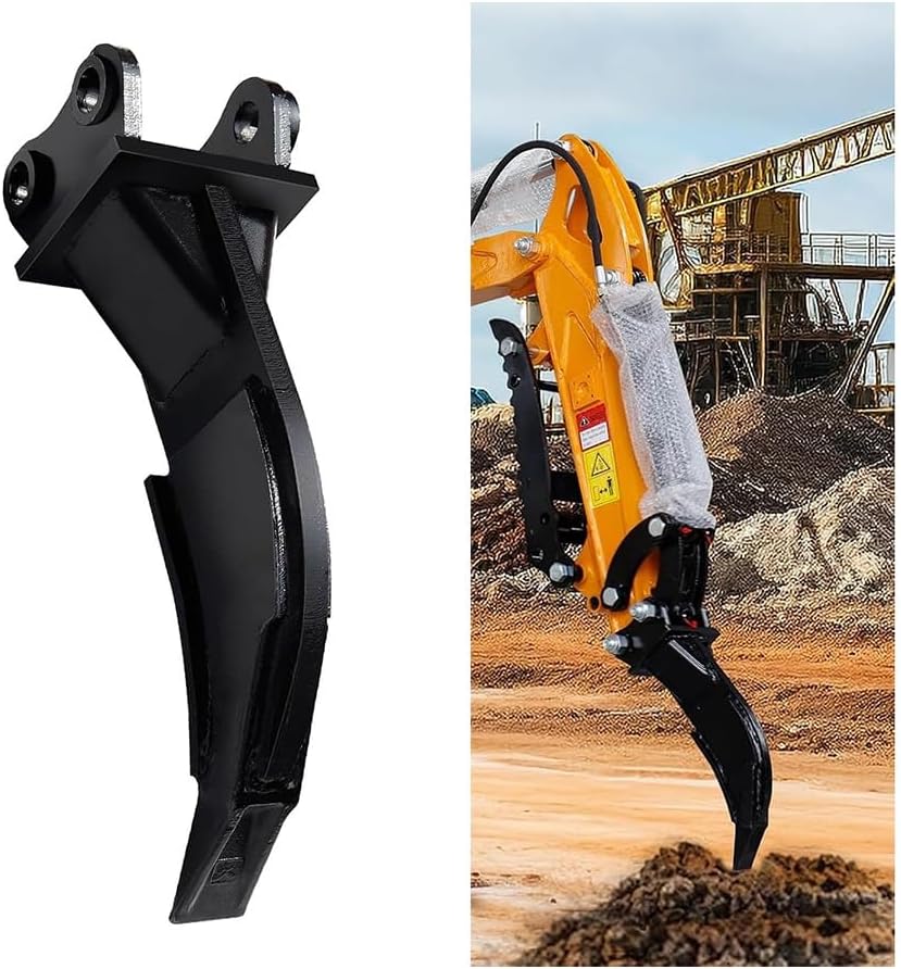 DYK&NX Mini Excavator Accessories Ripper, Hook Ripper Teeth, Single Hook Backhoe