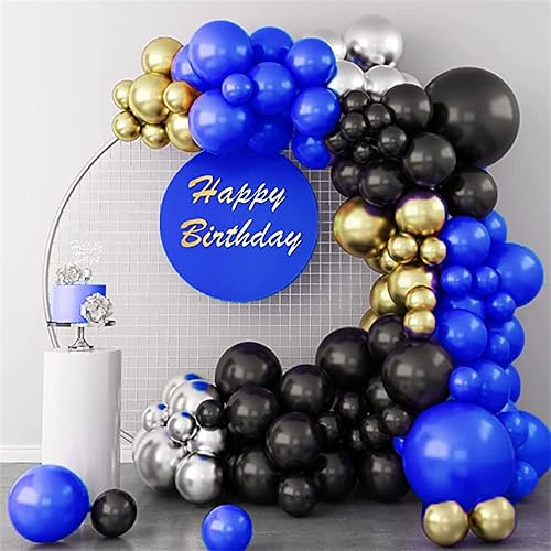 Miniatura 5 de Globos negros para fiesta, paquete de 100 globos brillantes de helio de 12 pulgadas para decoraciones de graduación, boda, cumpleaños, aniversario,