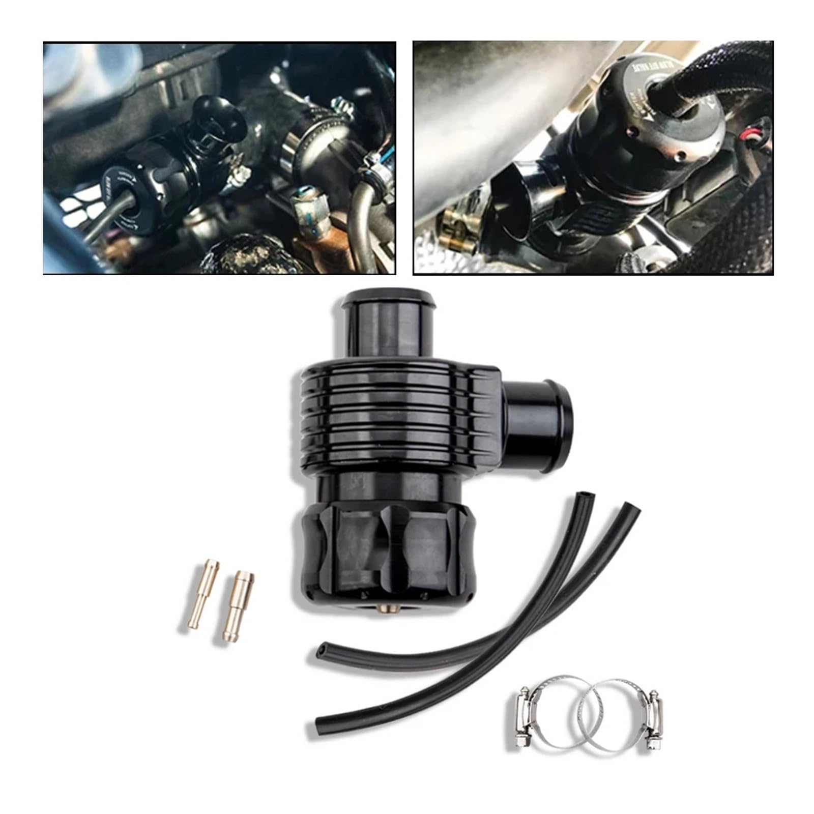 Universal 1,8 T Turbo Umsteller Dump 25mm Blow Off Ventil Aluminium Fit Für AUDI A3 S3 A4 A6 A8 S4 TT 1,8 20v TURBO Hydraulikventil‌ Sicherheitsventil‌