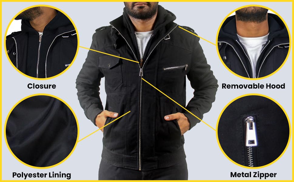 Black Denim Jean Jacket lightweight Concert & Work for Mens Fashion, Western, and Winter Trucker Styles in One Jacket 6