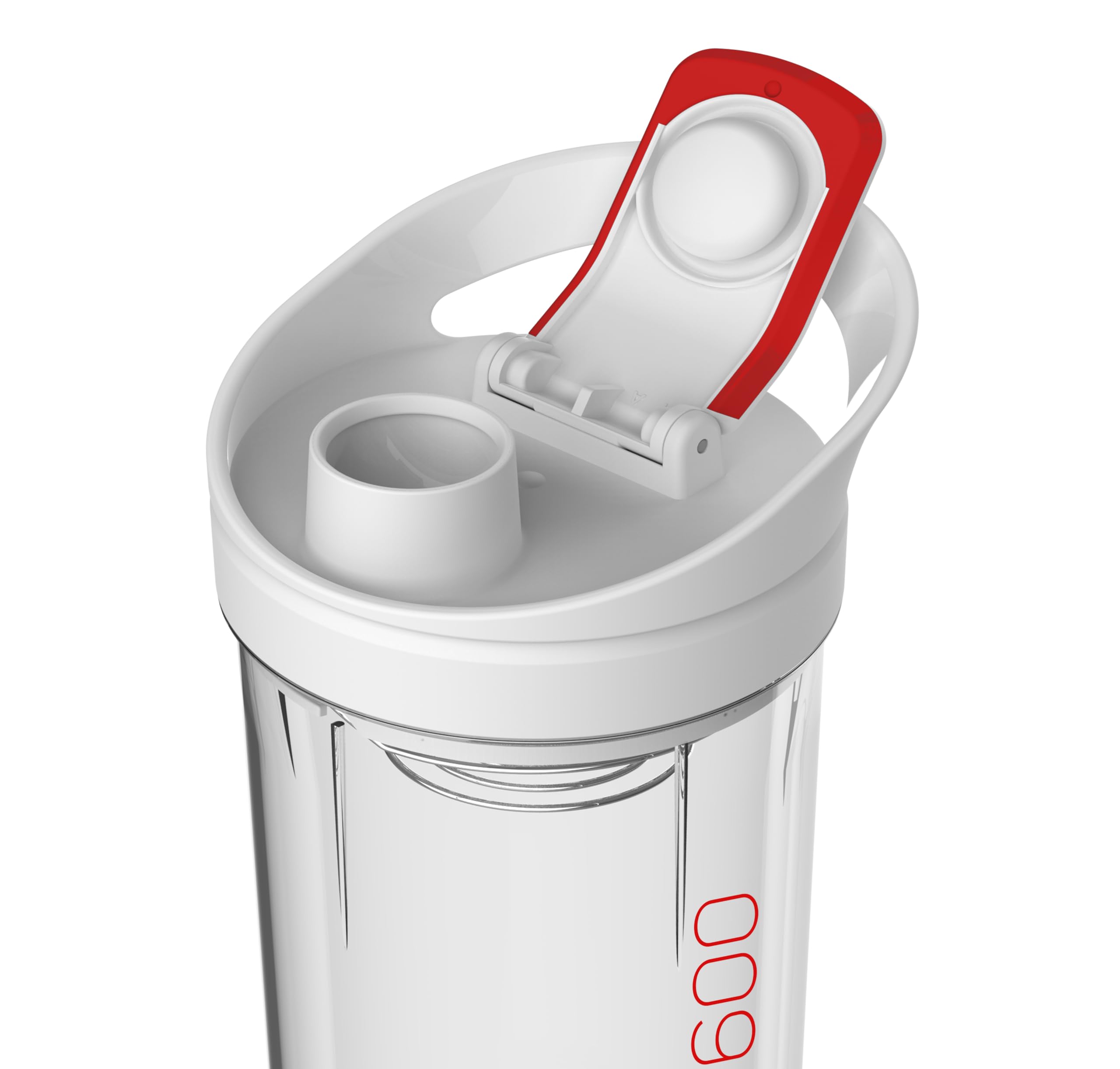 ROCKITZ Protein Shaker 500ml mit einzigartigem Konzept - dicht + leichte Reinigung + Protein Mischfeder = perfekt cremige Shakes ohne Klumpen – Premium Fitness Shaker Proteinshake - 3