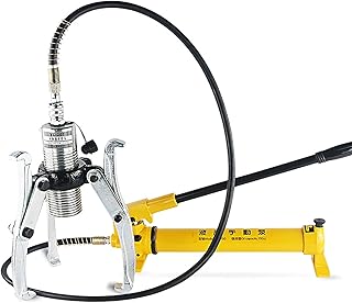 20 Ton Hydraulic Puller Bearing Hub Separator 3 Jaw Puller Set, Wheel Bearing Separator, 3 in 1 Pump Oil Tube Drawing Machine, Three Arm Bearing Removal Cylinder Tool Kit 20T
