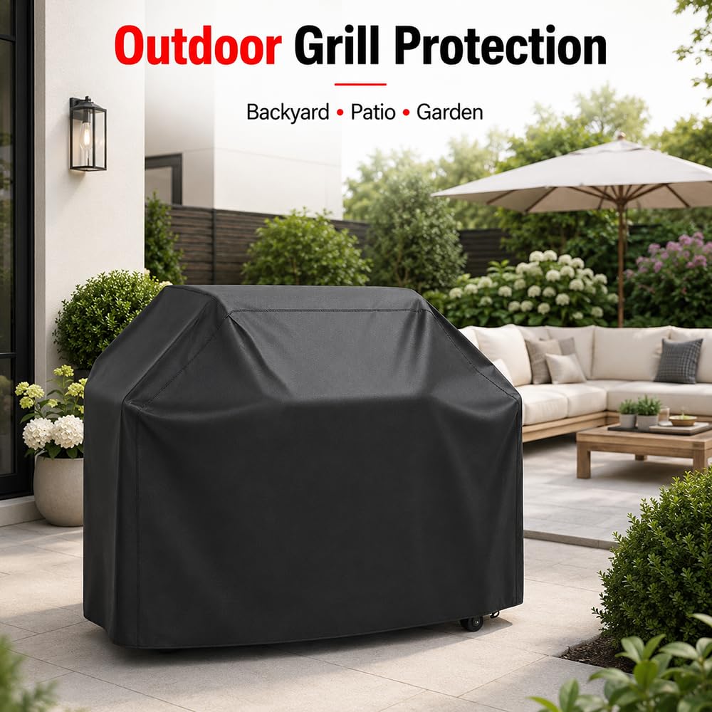 Copertura Barbecue per Weber Spirit E-325 Stealth 2026+, Protezione Barbecue Tutti I Tempi 210D Oxford Impermeabile Telo Copertura Grill Griglia