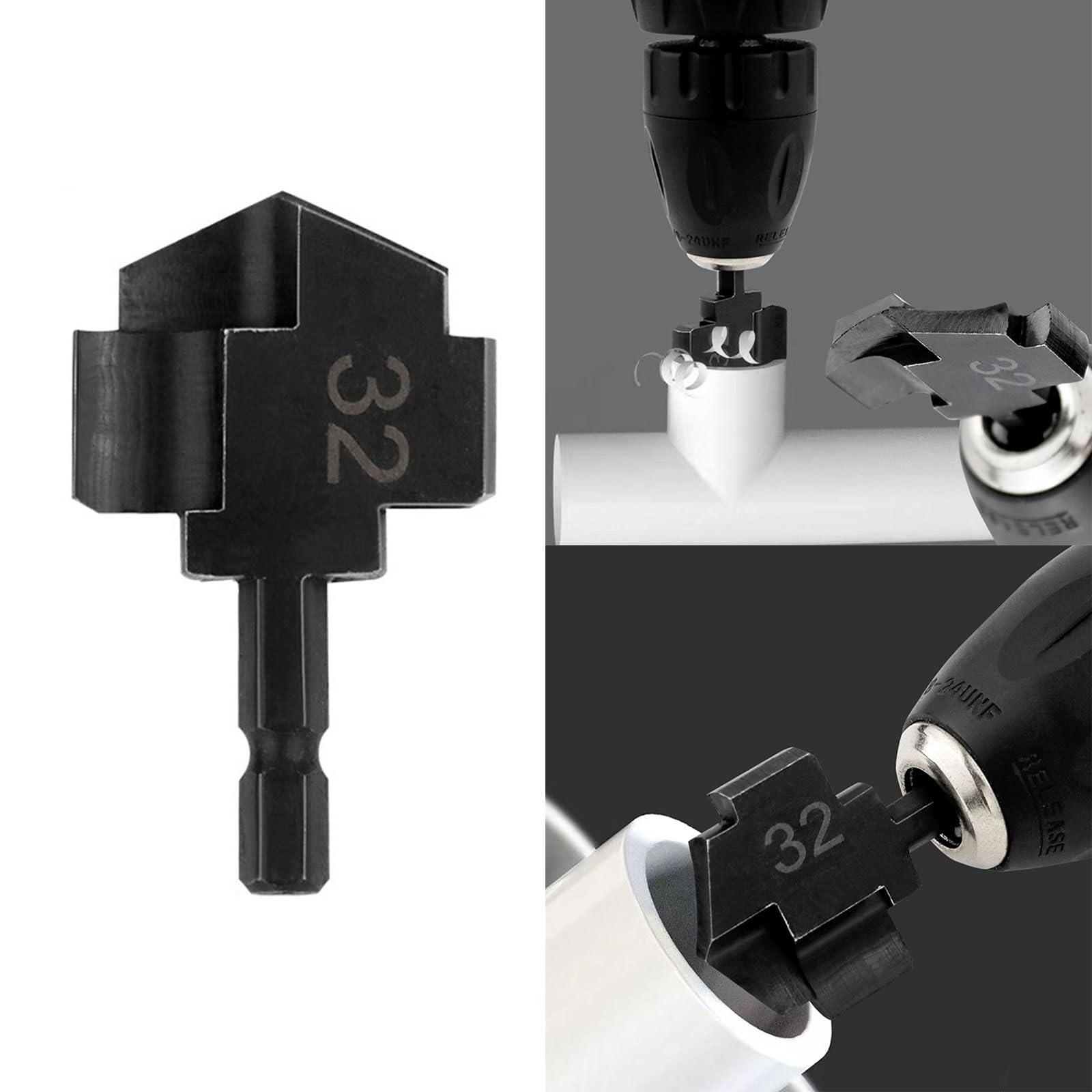 Reaming Lifting Stepped Expansion Drill Puncher Bit Tool Constructed With 40Gr Steel Suitable For Precise Pipe Expansion