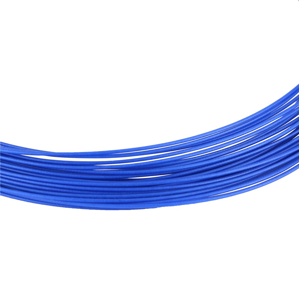 Keenso Cuerdas de Bádminton, Cuerda Nylon 10 m, Accesorio de Reparación de Bádminton(Azul)