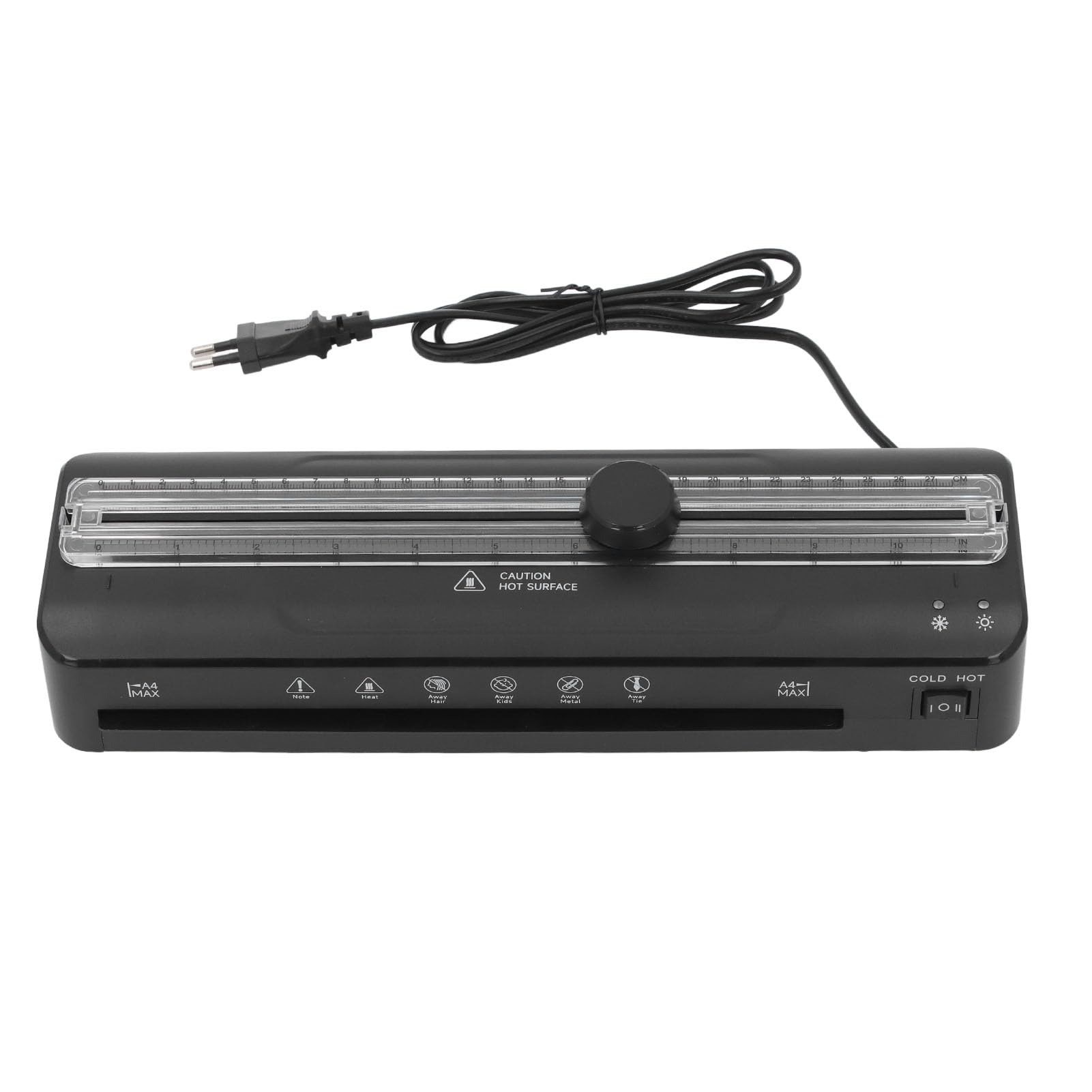 Asixxsix Thermal Laminator, A4 Laminating Machine with Scale and Paper Cutter, Laminator Machine for Photo Document Menu Drawing, for Office Home School Teacher (US Plug AC110-120V)