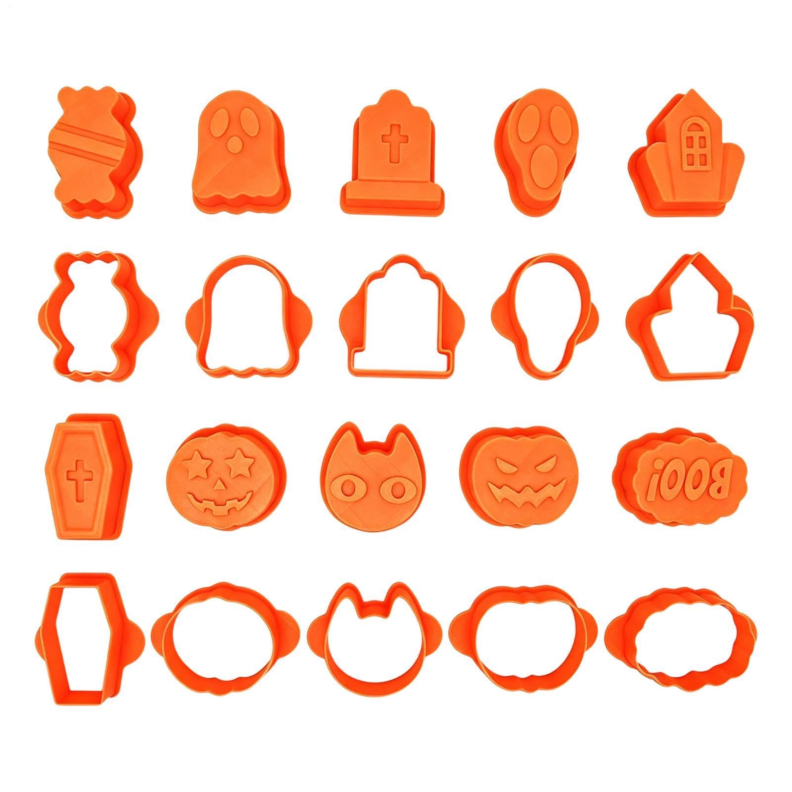 Halloween 1 Mild 10 piezas Tombstone Skull Molde 1