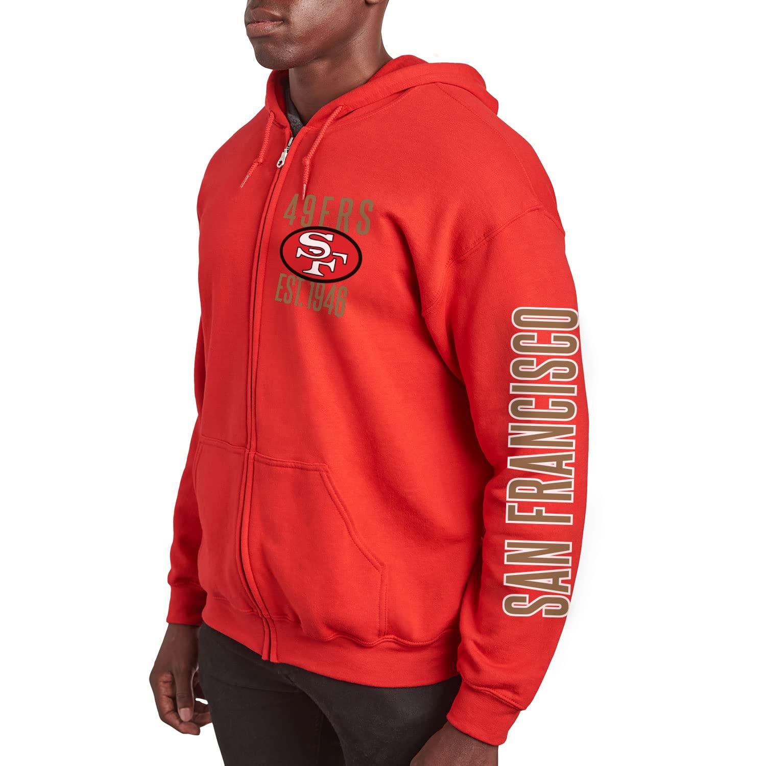 Junk Food NFL MVP Zip Hoodie Sweatshirt Sweat-Shirt à Capuche Mixte