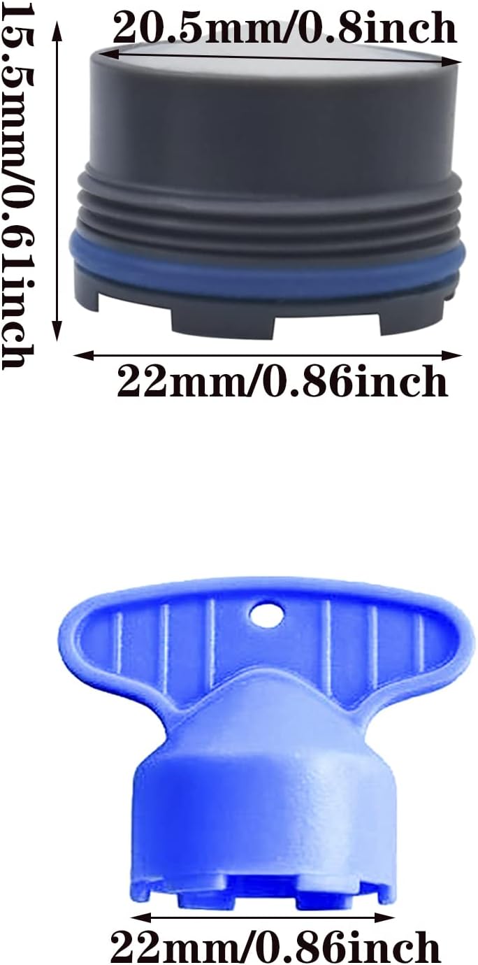 QISF Tap Aerator 22mm Faucet Aerators for Tap Water Saving Tap