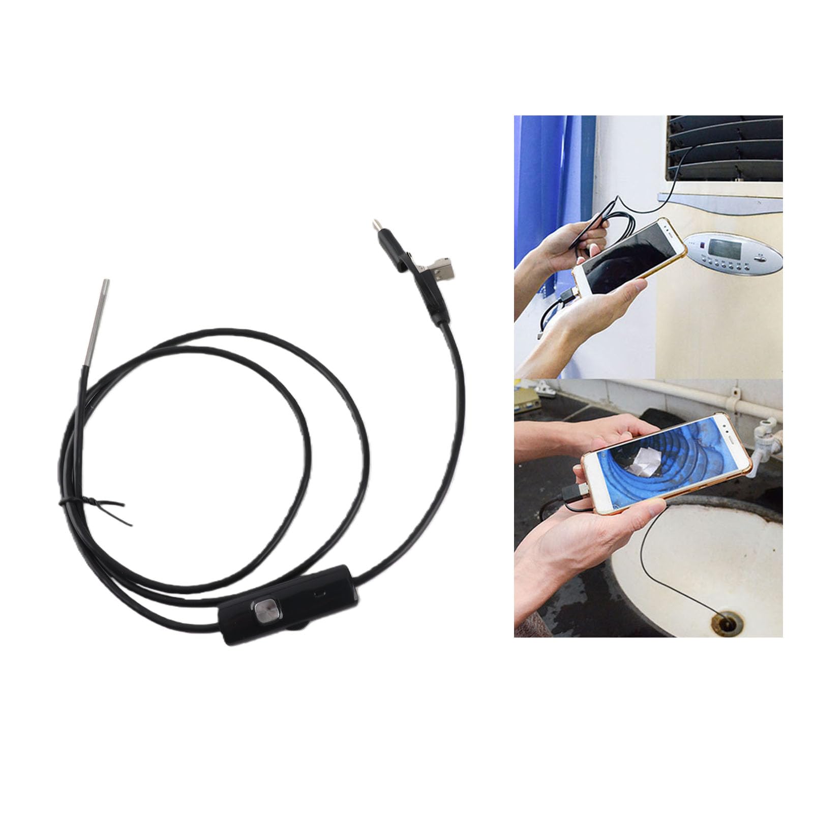Amazon.co.jp: 3 in 1内視鏡 WiFiボアスコープ Androidスマホ用 防水
