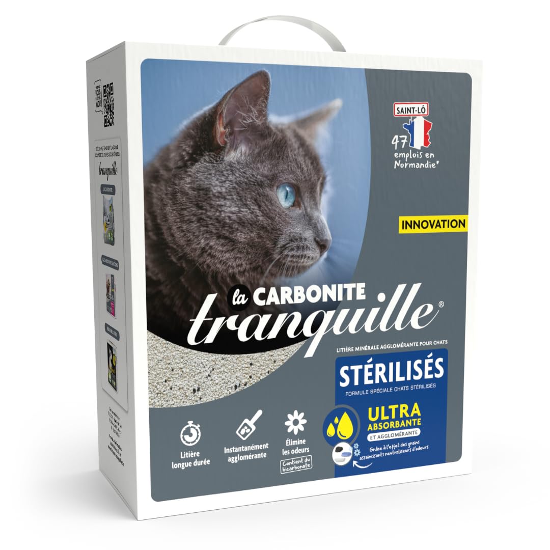 Tranquilo Gatos esterilizados – 6,1 litros – Juego de 3