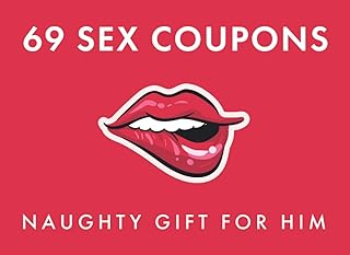 69 Sex Coupons Naughty Gift for Him: Kinky Vouchers for Boyfriend or Husband and Valentine's Day Present Idea