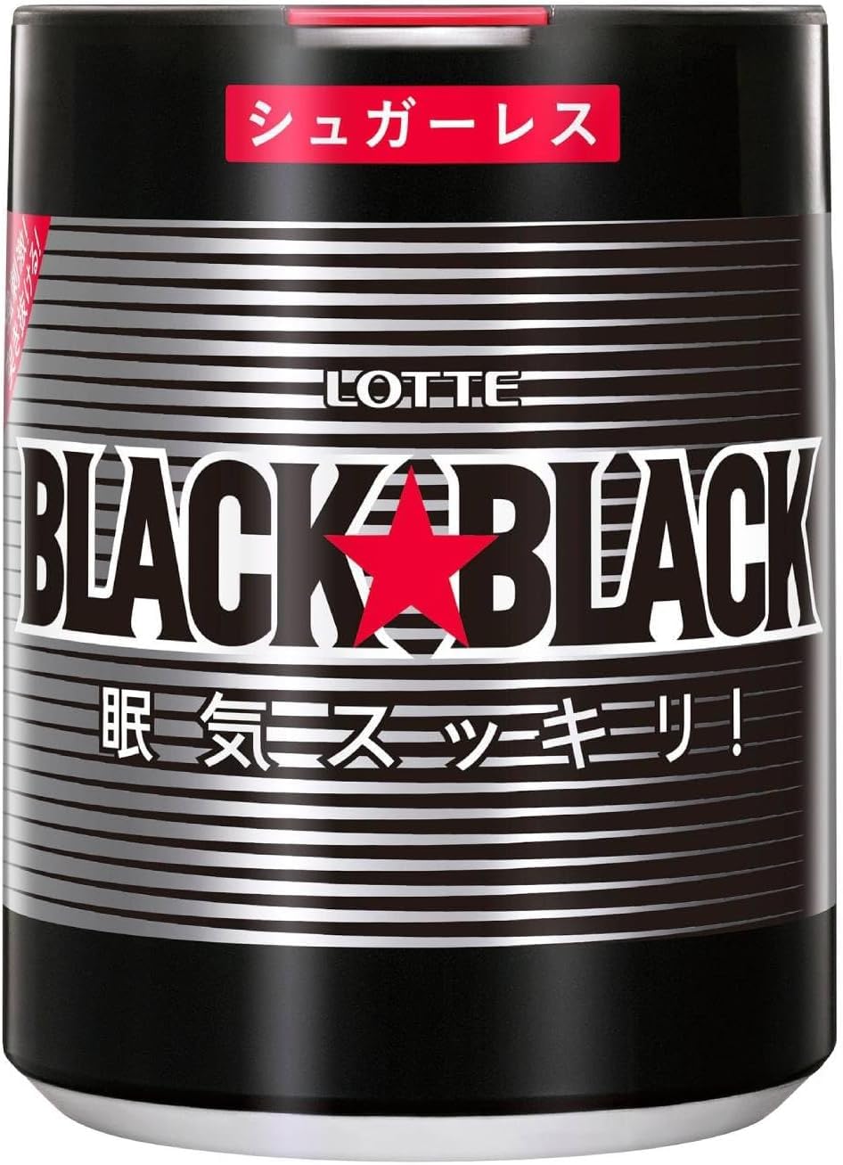 [限定価格]　ロッテ　ブラックブラック　ワンプッシュボトルガム　16個 Amazon.co.jp: ロッテ ブラックブラック粒ワンプッシュボトル