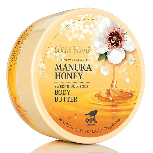 Wild Ferns Manuka Honey Sweet Indulgence - Mantequilla corporal 617oz paquete de 1 Wild Ferns Manuka Honey Sweet Indulgence - Mantequilla corporal 617oz paquete de 1
