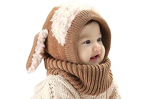 Ultra-Cozy Baby Bunny Ears Hat for Winter Warmth and Delight