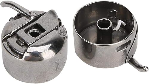 Miniatura 7 de HEEPDD Estuche universal para máquina de coser, 2 piezas, repuesto de gancho de lanzadera inversa de acero inoxidable para Singer 15-88 15k88 15-90