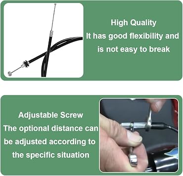 Thumb Throttle Cable Accelerator 22mm for Chinese 50cc 70cc 90cc 110cc 125cc 150cc 200cc 250cc ATV Quad Mini Bike Dirt Pit Bikes Go Kart Motorcycle Thumb Accelerator Controller Handle