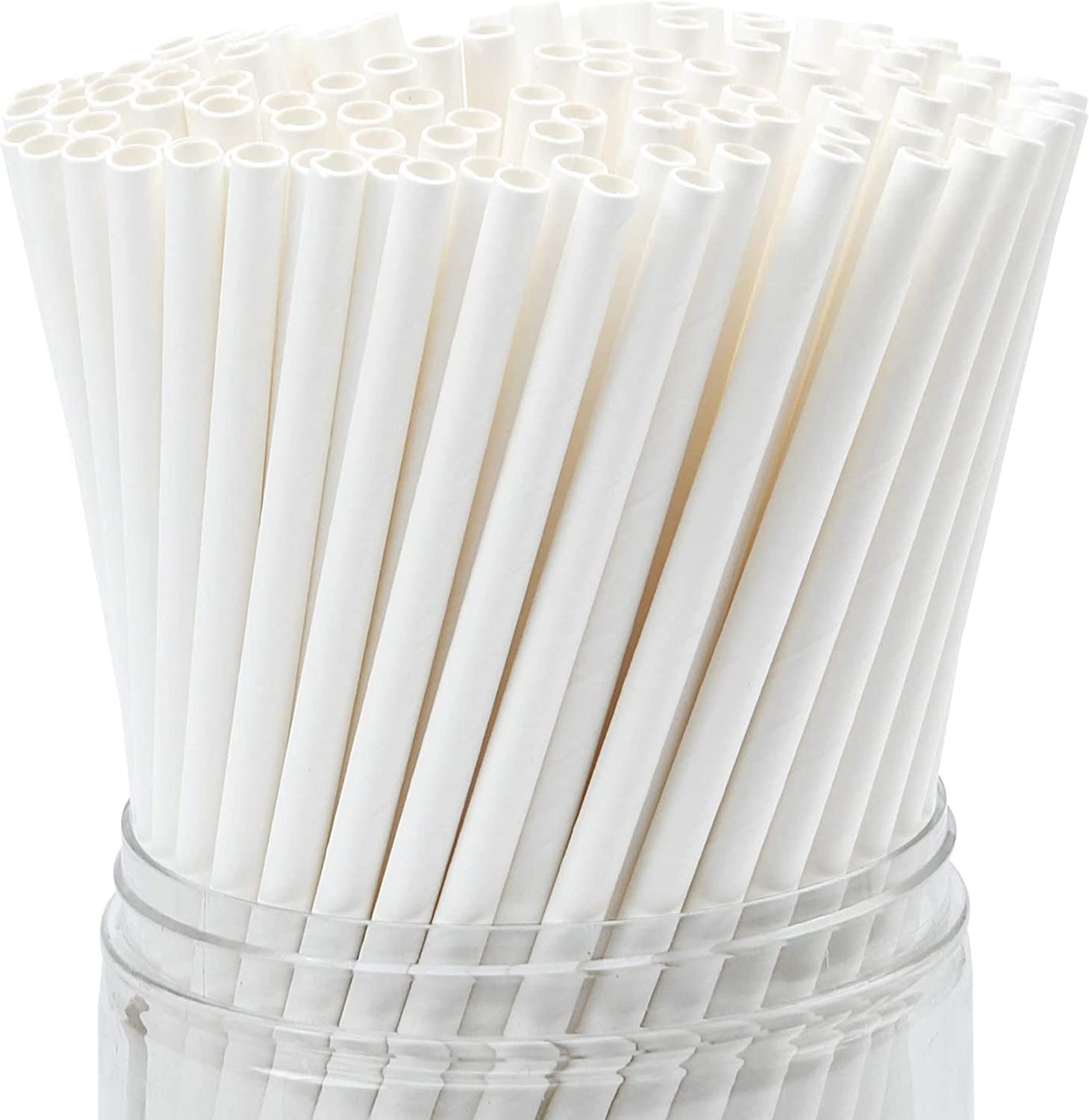 ECONUS White Paper Straw Regular Paper Pipe | Pack of 100 Straws| 8mm Wide & 8 inch Long | Drinking Straws for Juice, Smoothies, Milkshakes, Cold Drinks Eco-Friendly, Biodegradable Disposable Straws (B0BG8NTHYJ) Amazon Price History, Amazon Price Tracker